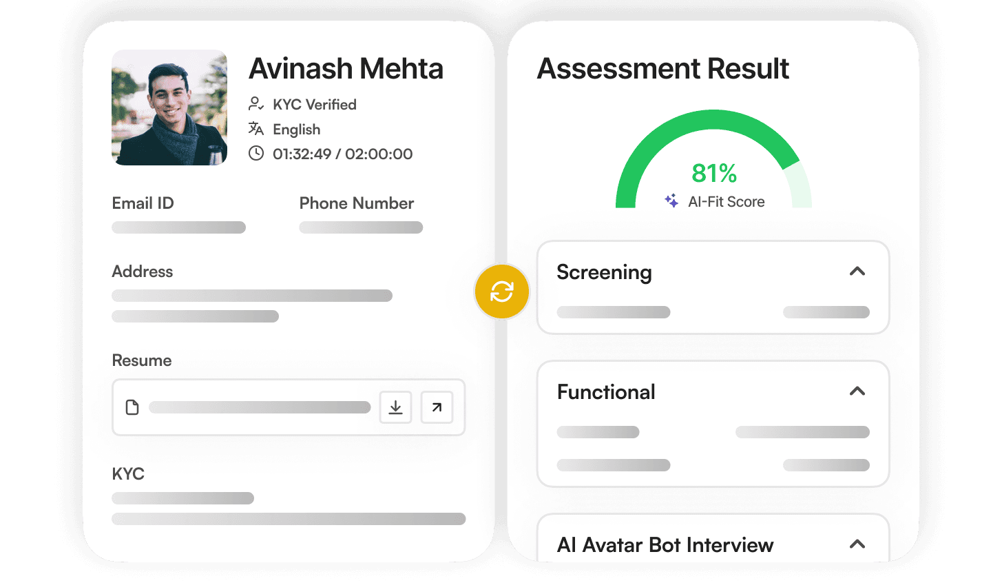 Sync Candidate Data and Test Scores